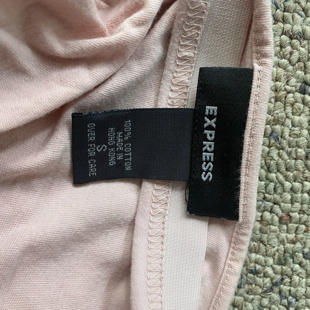 VTG Expess Women S Cami Built-In Bra Cotton Tank Top Adjustable Strap Pink Sexy - Picture 3 of 7